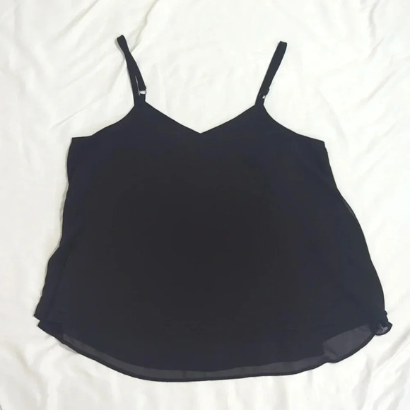 Torrid Stretch Challis Cami, Color Deep Black Size 0X - Picture 4 of 13